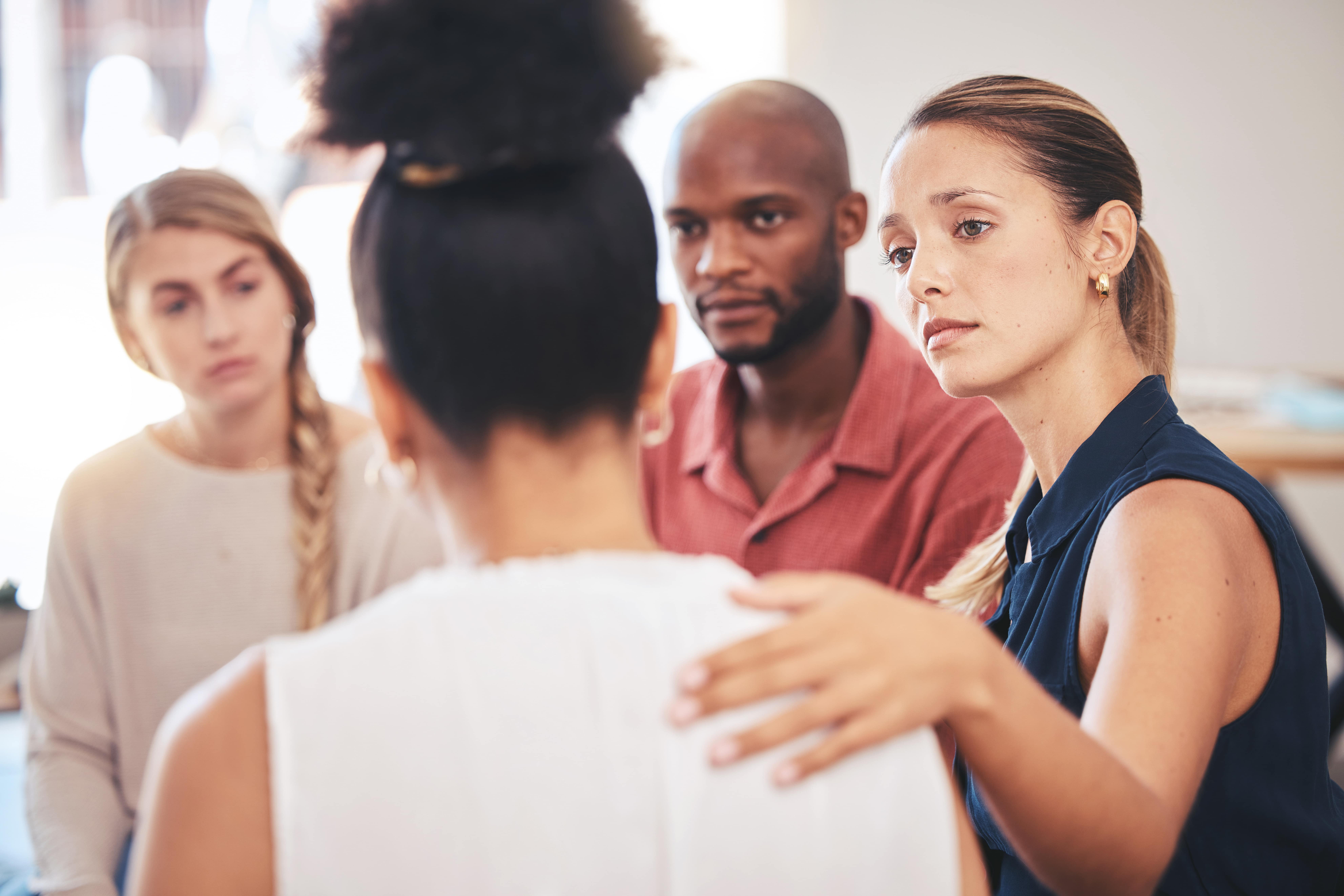 group therapy session group therapy during substance abuse treatment in Mississippi