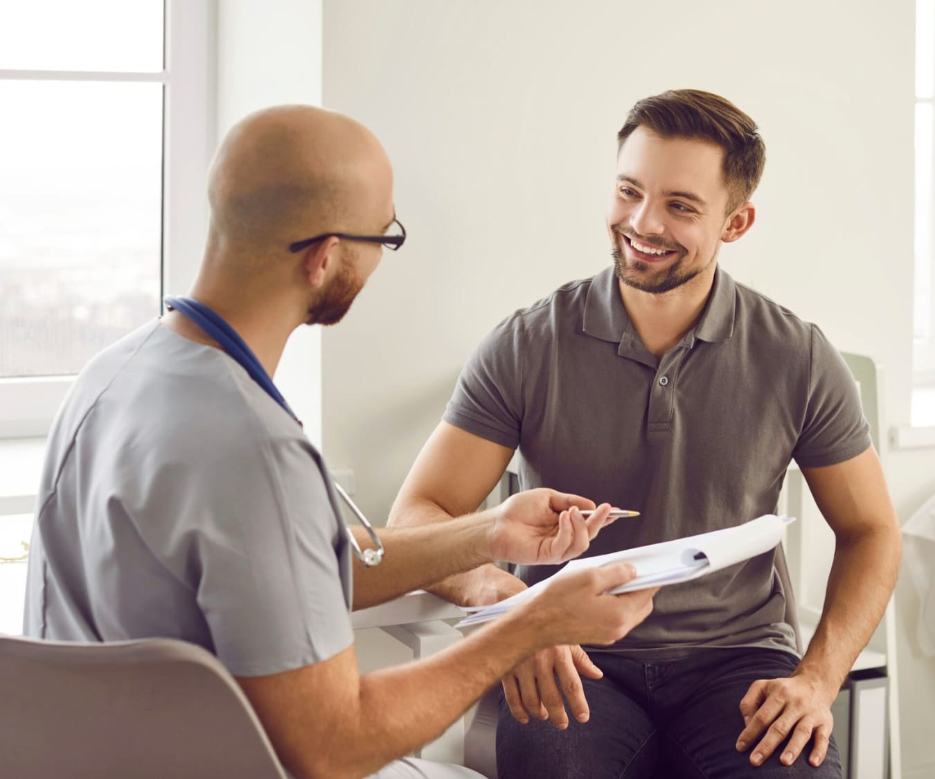 MAT and Long-Term Recovery-2 A man seeks professional support from medication-assisted treatment in Mississippi.