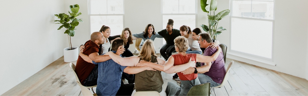 A group therapy exercise during prescription drug detox in Mississippi