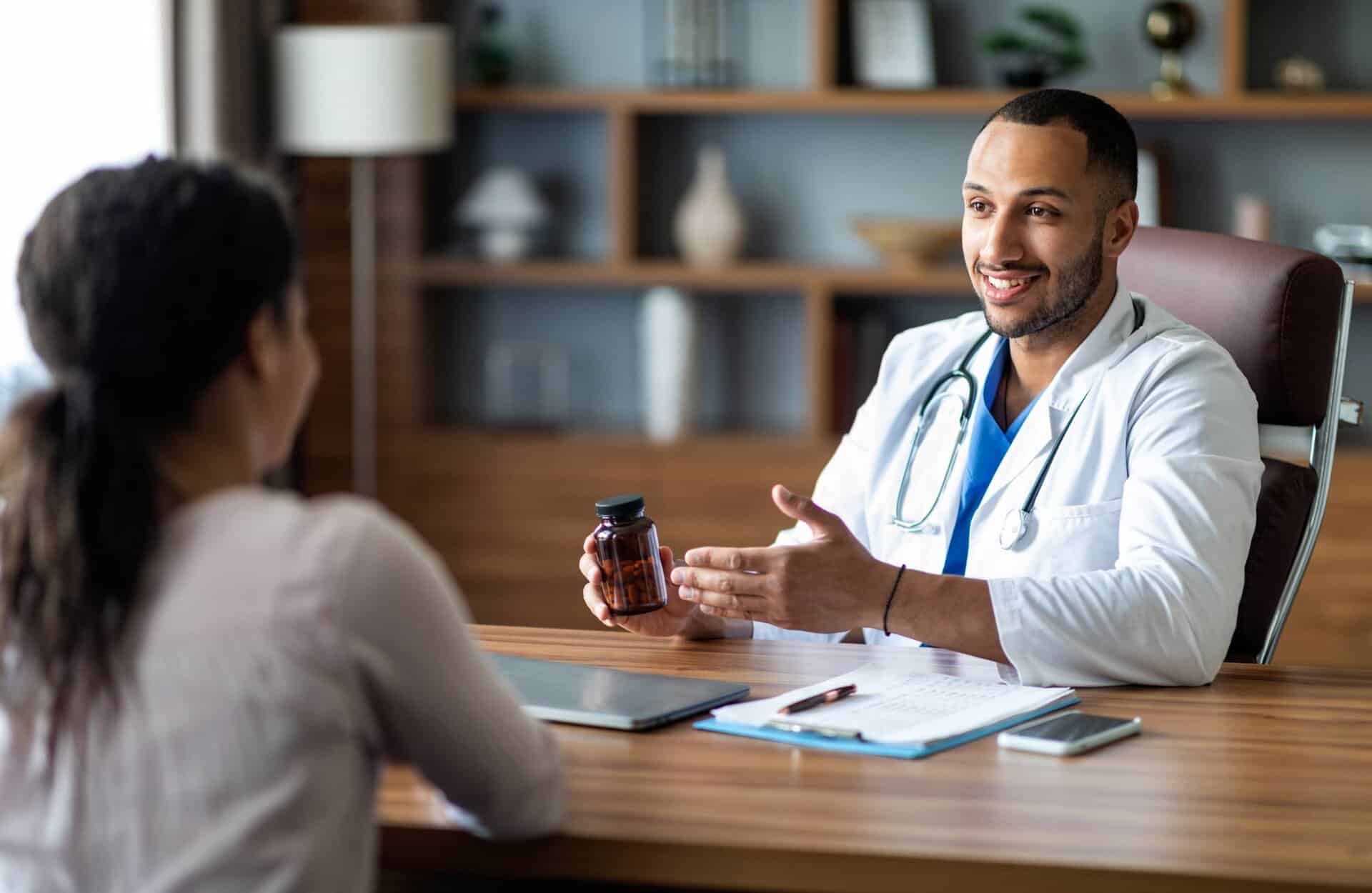 Professional offering support to a client undergoing methadone treatment in Mississippi.