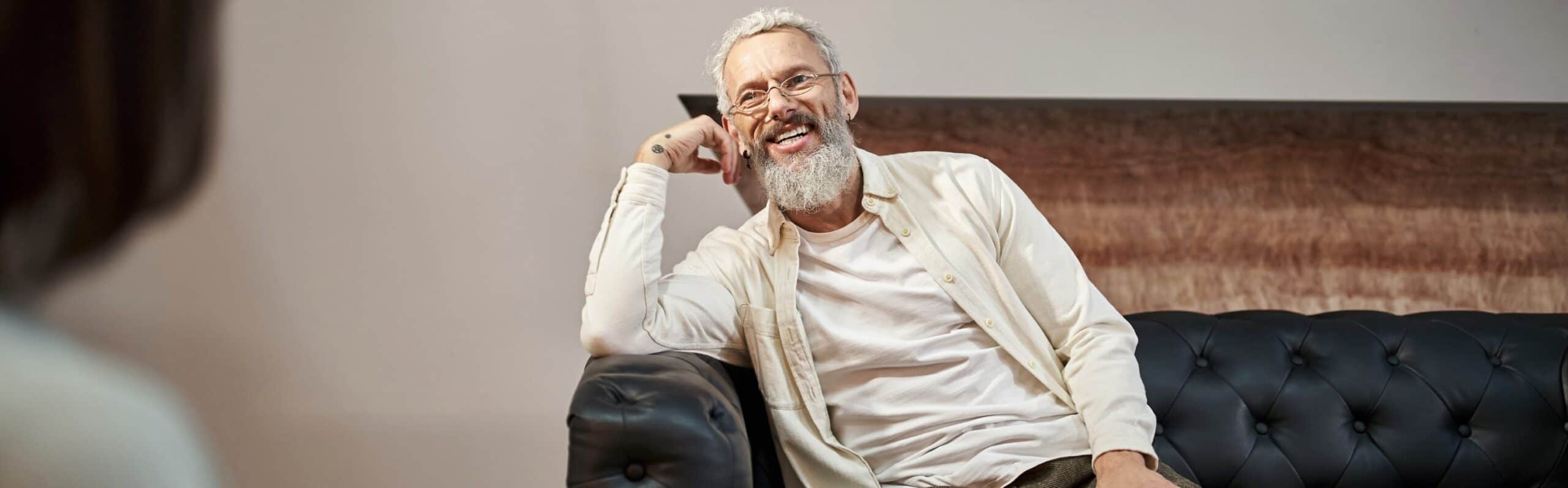 A man enjoys personalized therapy at our residential treatment program in Mississippi.