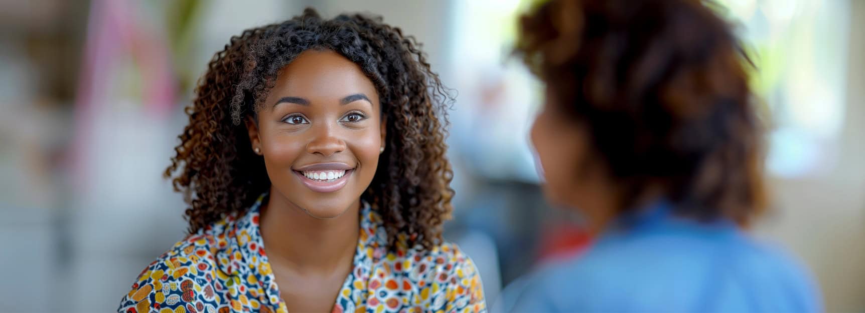 A woman enjoys personalized therapy at our rehab for women in Mississippi.